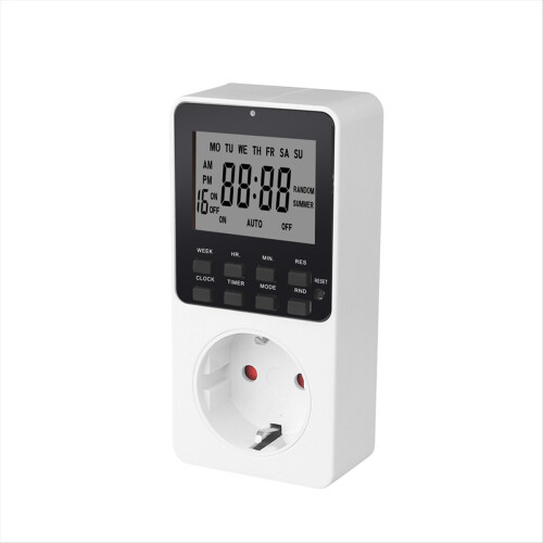 Electronic Digital Time Switch Kitchen Time Socket Outlet 230V 7 Day 12/24 Hour Programmable Timing EU Plug 2