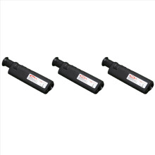 3 stk. 400X forstørrelse optisk fiberinspektionsmikroskop med SC FC LC E2000 adapter til fiberrensning