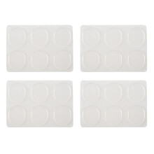 24-teiliges Set Snare Drum Dämpfungspads, Gel-Pads, Snare Drum Schalldämpfer, transparente Percussion-Pads (transparent)