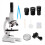 Monocular Optical Microscope Elementary School Children Science Experimental Biology Teaching Christmas Birthday Gift 1