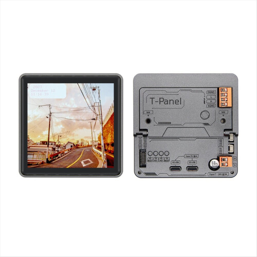 T-Panel-S3 ESP32-S3 ESP32-H2 Programmerbart Udviklingskort RS485 Transceivermodul Understøtter WIFI BT QwiiC TF 1