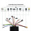 Three Mode Ebike Sine Wave Controller 36V/48V/52V 40A with S866 LCD Display SM Connector for 2000W Ebike 5