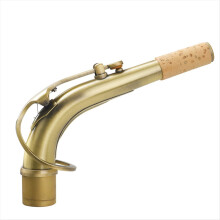 E Flat Alto Saxophone Bent Neck Brass Mouthpiece Bent Pipe Antique Saxophone Neck Instrument Accessories Green Antique