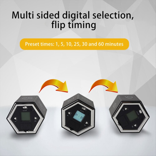 Multi Sided Digital Time Management Reminders Countdown for Fitness Exercise Count Down Up Tools 2