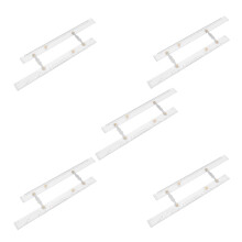 5X Marin linjal Parallell linjal Sjökort Parallell linjal Kartläggningspunkter för att dra Parallell linjal 450 mm