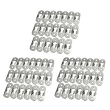 60 peças de fixadores de metal com furo de fechadura de 44 mm para pendurar fotos, quadros e pinturas.