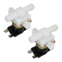 Elettrovalvola di rilascio dell'acqua senza pressione 2X 12V 12mm, 3/8 pollici