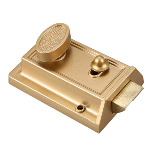 2x sinksylinderlås for nattport, gullfinish 1