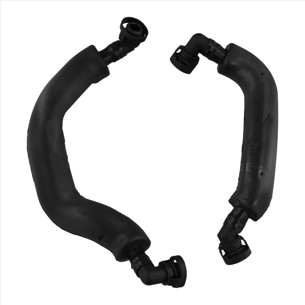 2X L+R Crankcase Breather Hose For E60 545I E63 E64 645Ci E66 735Li 745Li X5 11617547185 11617547186 4853544042120