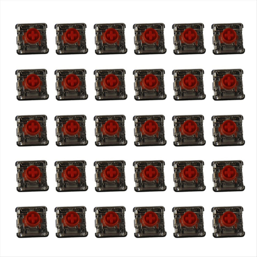 30Pcs Low-Profile V2 Switch Accessories Silent Gaming Mechanical Keyboard Switches For Mini 1353 Red 4853544054635