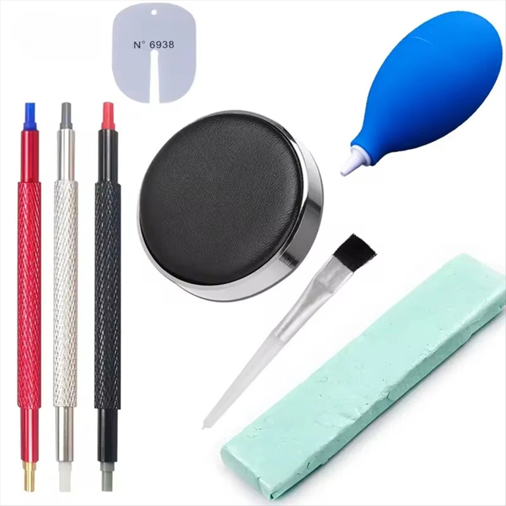 8Pcs Watch Dust Air Blower Pump Cleaning Wristwatch Parts Cleaner Brush Tool Cleaning Suit Watch Repair Tool Care Kit 4853544051375
