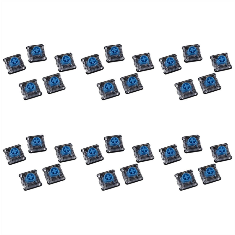 30Pcs Low-Profile V2 Switch Accessories Silent Gaming Mechanical Keyboard Switches For Mini 1353 Green 4853544054659
