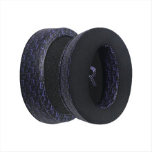 Ice Feel Ear Pad for Sony WH-CH700N ZX770BN Headphone Cushions Enhancing Aesthetics with Stylish Print,Black-Purple