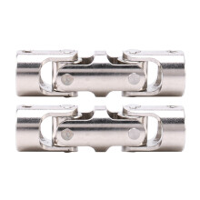 2x Rc dobbelt universalled kardanled gimbalkoblinger med skrue, 8x8mm