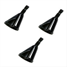 3Pcs Hexagonal Handle Length of 18mm Except for Burr Screw Polishing Drill Chamfering Tool Suitable Diameter of 6-19mm,B