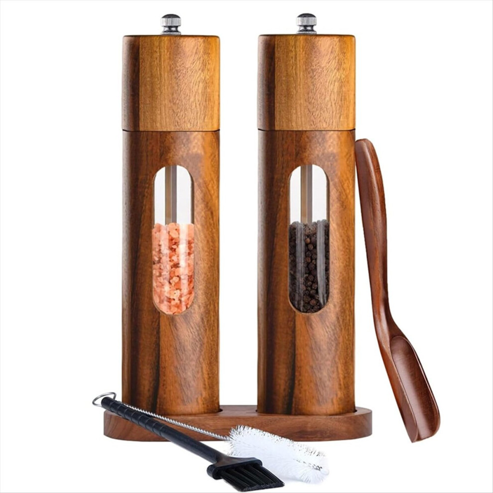 Pepper Mill Salt And Manual Spice With Adjustable Ceramic Grinder For Spices 4851222373573