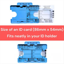 ECG 7 Step Ruler, EKG 7 Step Ruler for ECG/EKG Interpretation, ECG Ruler Transparent EKG Calipers Measuring Tool