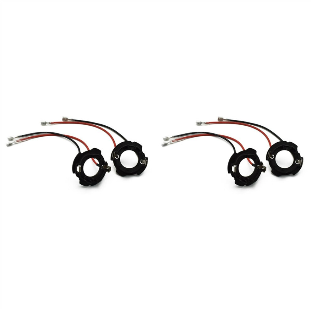 H7 Led Adapter For Mk5 Golf 5 Auto Parts Base Headlight Holder With Wire 4Pcs D119a 4853796998183