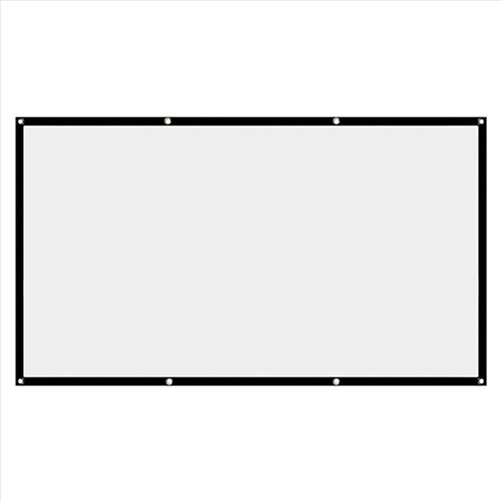 Projector Screen Movie Screen 16:9 Portable Projector Screen Foldable Washable For Theater Home Movie 100 Inch 4852687900496