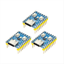 RP2040-Zero mikrocontroller-udviklingskort til RP2040 dual-core M0+processor 2MB flash 3 stk.