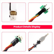 4 stk for SOP8 Soic8 Wson Chip Nedlasting Burn Skriveprobe Fjærnål Flash Eeprom Chip Brennerkabel SOP8 Soic8 Chip