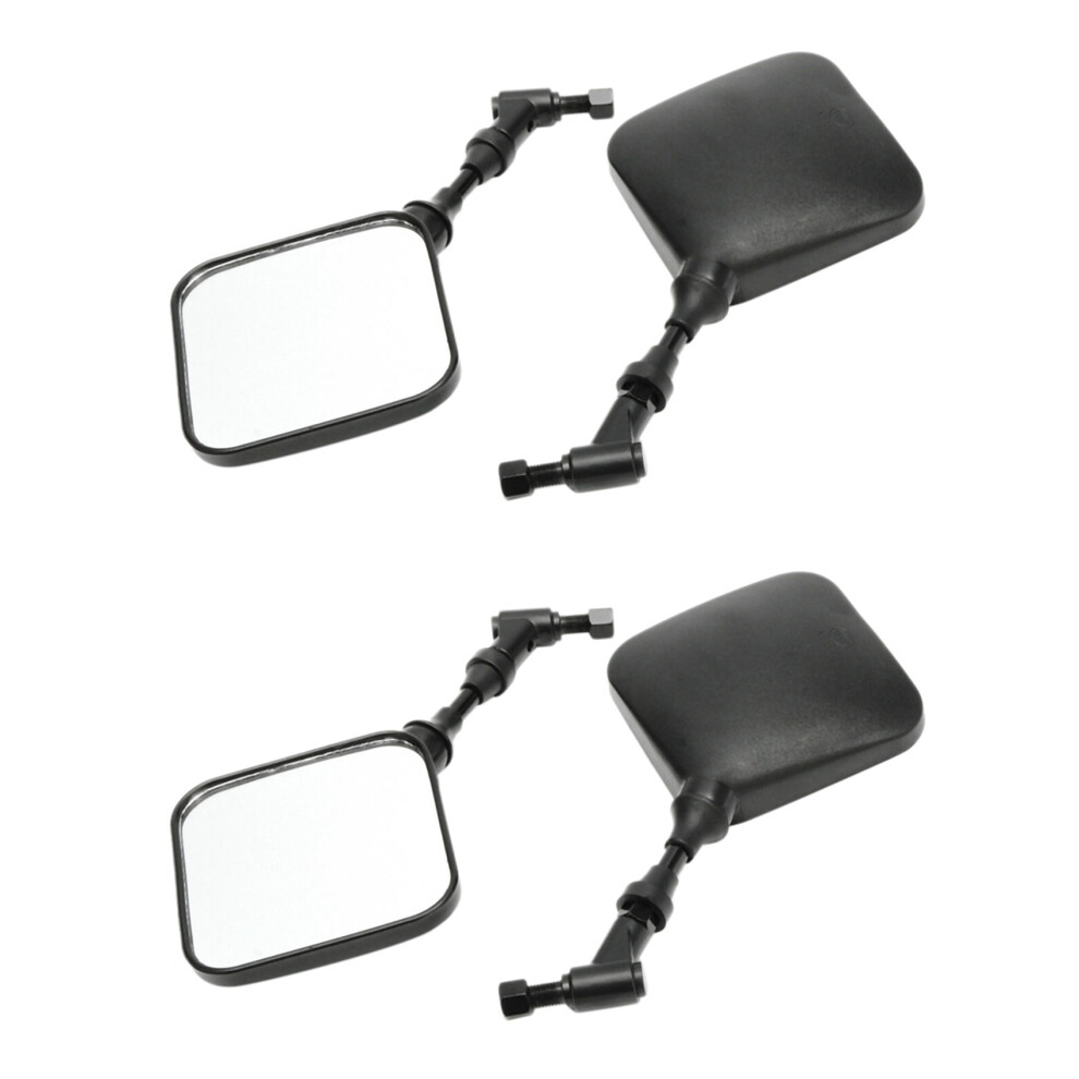 4Pcs Motorcycle Rear View Mirror For 200 250 Dr350 Drz 400 Dr650 Black 4853796979908