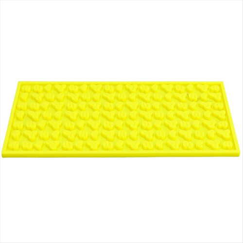 Πατάκι μπαρ 45x30x0.8cm Αντιολισθητικό PVC Πατάκι μπαρ για διαρροές, κίτρινο