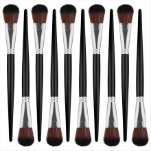 10 Mop Brush for Acrylic Painting,Blending Brush for Acrylic Painting,Oval Blending Brushes Oil Paint Brush for Gouache