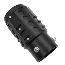 Car Universal Exhaust Pipe Decoration Racing Tail Throat Personalized Modification Tail Throat Aluminum Alloy Black