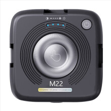 M22 Magnetische LED-Selfie-Leuchte mit Clip für Smartphones, zwei Farbtemperaturen, tragbar, für Outdoor-Fotografie, Schwarz