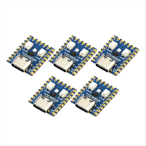 RP2040-Zero mikrocontroller-udviklingskort til RP2040 dual-core M0+ processor 2MB flash 5 stk.