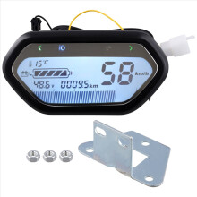 Odómetro digital LCD para motocicleta eléctrica de 48 V, 60 V y 72 V, velocímetro y tacómetro.