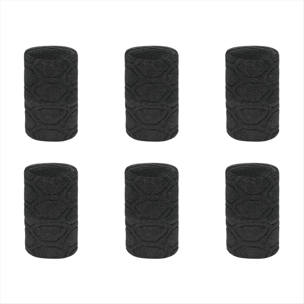 Black Cotton Elastic Wristband Support Basketball Wrist Brace Wraps Gym Fitness Powerlifting Tennis Sweat Absorption