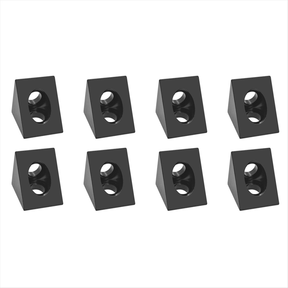 90 Degree Angle Bracket Connector For Cnc & 3D Printer Diy V-Slot Black Corner For 2020 Aluminum Profile 8Pcs 4852687998981