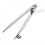 200mm Drawing Wing Leather DIY Adjustable Creaser Divider,Rotating Craft Tool Leathercraft Compasse 1