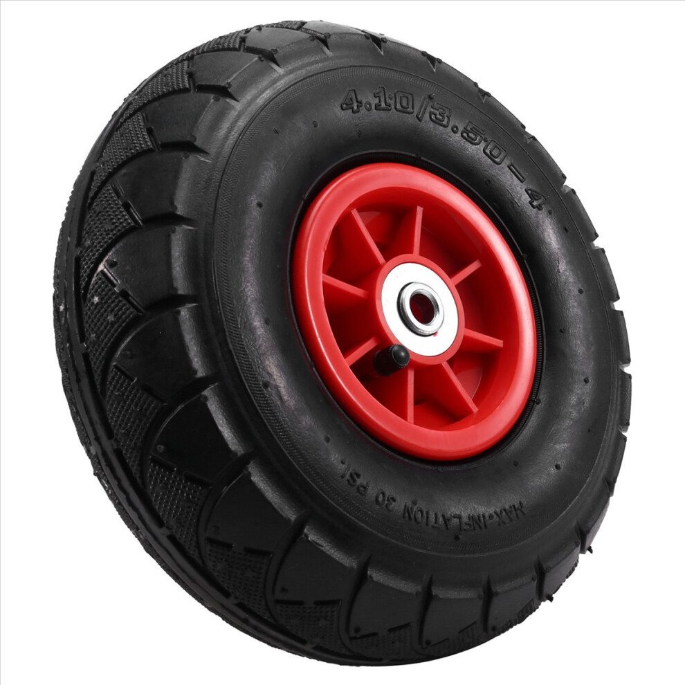 Children's Electric Car Inflatable Tires, Kid's Electric Tricycle Rubber Wheels Children's Car Tires 1.2Cm Hole 10 Inch Black 4852687996420