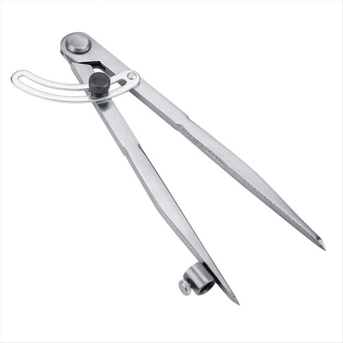 200mm Drawing Wing Leather DIY Adjustable Creaser Divider,Rotating Craft Tool Leathercraft Compasse 1