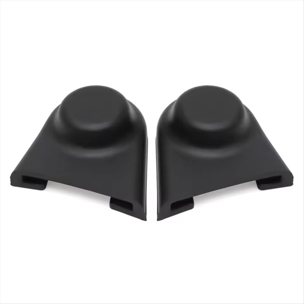 2Pcs Rubber Motorcycle Screw Nut Bolts Covers Waterproof For Touring Black 4852687908966