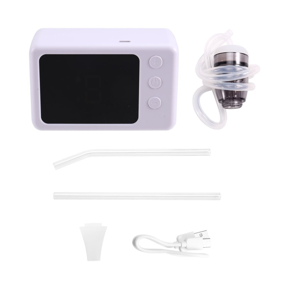 Electronic Tonsil Stone Vacuum Removal Kit LCD Digital Display Oral Care Throat Suction Tube