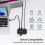 USB KVM Switch Adapter USB 3.0 Switcher 2 Input 4 Output USB Switch KVM Switcher Printer Sharer for Computer Keyboard 4