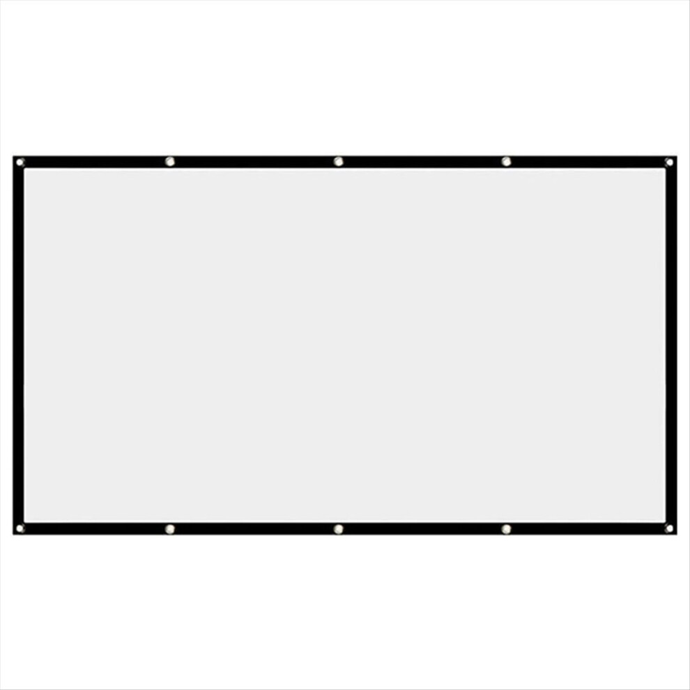 Projector Screen Movie Screen 16:9 Portable Projector Screen Foldable Washable For Theater Home Movie 120 Inch 4852687900571