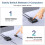 USB Switch 2 in 2 Out, Sharing Keyboard, Mouse, Printer, Scanner, Webcam Between Two Computers, with External Controller 4