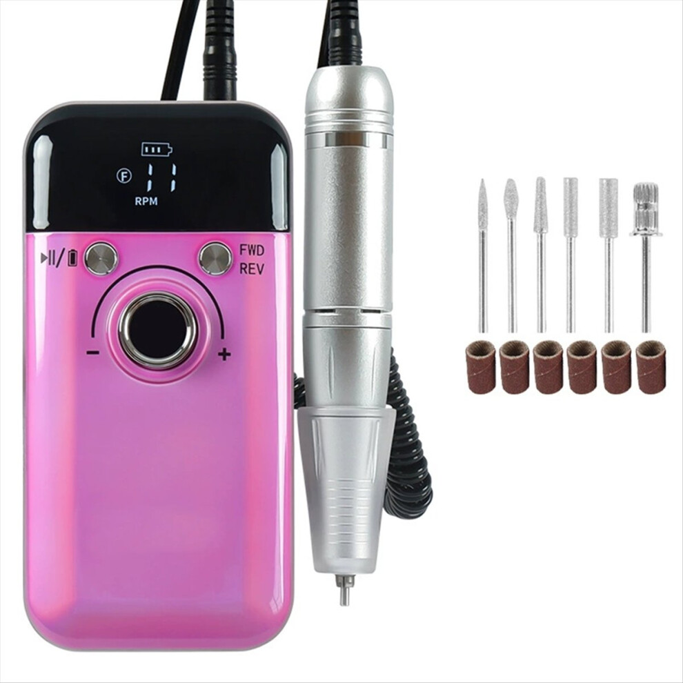Rechargeable Nail Polish Grinder Battery-Powered Nail Polish Grinder Rechargeable Portable Nail File Manicure Tool