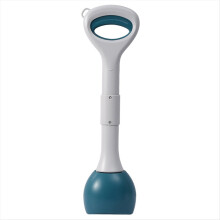 Hundebæsjøp - Bæsjøp for mellomstore hunder med ergonomisk håndtak - Utendørsverktøy for opprydding av kjæledyravfall, grønn