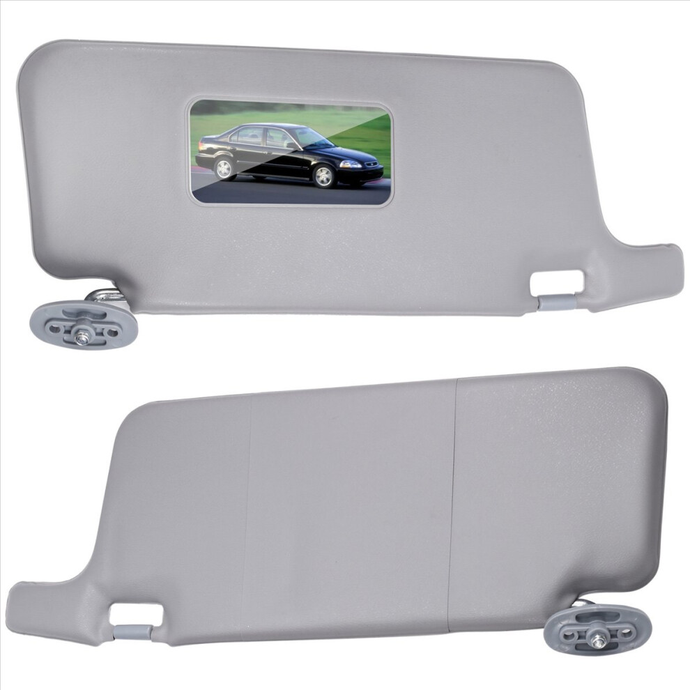 Pair Interior Sunvisor Sun Visor Fit For 1996-2001 Light 4853544060711