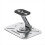 Projector Stand Desk,Wall and Ceiling Mount with 1/4inch Thread, Height Adjustable, Foldable, 360-Degree Rotation Silver 1