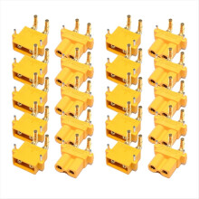 10 par XT30PW ESC Motor PCB Board Stik Banana Golden Hun Han XT30 Opgradering Retvinklet Stik Stik til RC-tilstand
