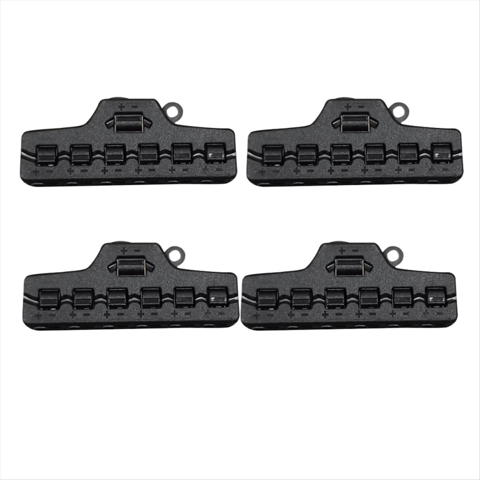4Pcs 6 Ports Push-In Fast Quick Wire Connector Distribution Wiring Cable Splitter For Led Lighting Terminal Block 4852687932190