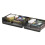 Storage Table Shelf Storage Box Pull Out Storage Box Hanging Under Desk Drawer Large Capacity Undertable Drawer Black 1