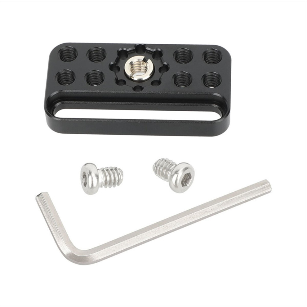 Universal Cheese Plate Mini Quick Release Baseplate With 3/8Inch -Style Mount For Diy Camera Rig Configurations 4852687933296